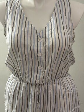Mimi Chica Blue & Navy Striped Sleeveless Dress Size XL